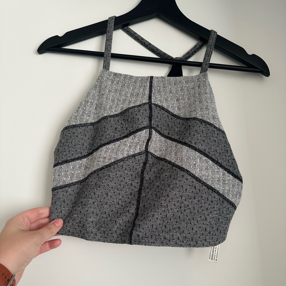 FP Movement longline high neck sports bra
